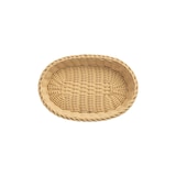 thumbnail of Panier ovale 28 x 16 cm H 8 cm beige polypropylène WEAVER PRO - Was Germany