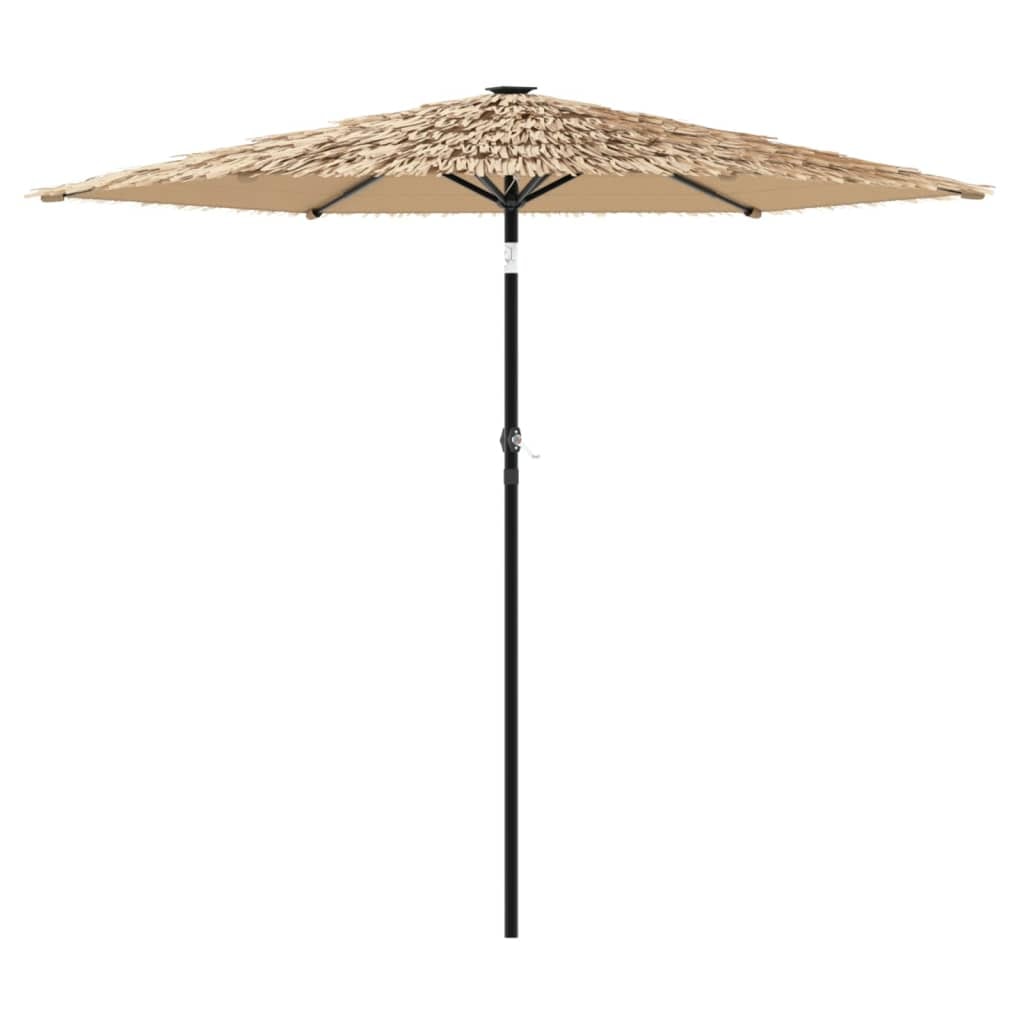 vidaXL Sonnenschirm mit Stahlmast Braun 268x268x226 cm