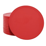 thumbnail of CombiCraft Blanco Plastic munten Ø70mm Rood - 100 stuks