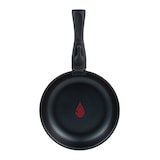 thumbnail of BERGNER - Set aus 2 Pfannen Ø22/26cm gepresstes Aluminium Schwarz mit abnehmbarem Griff mit Set aus 3 Küchenutensilien aus Akazienholz