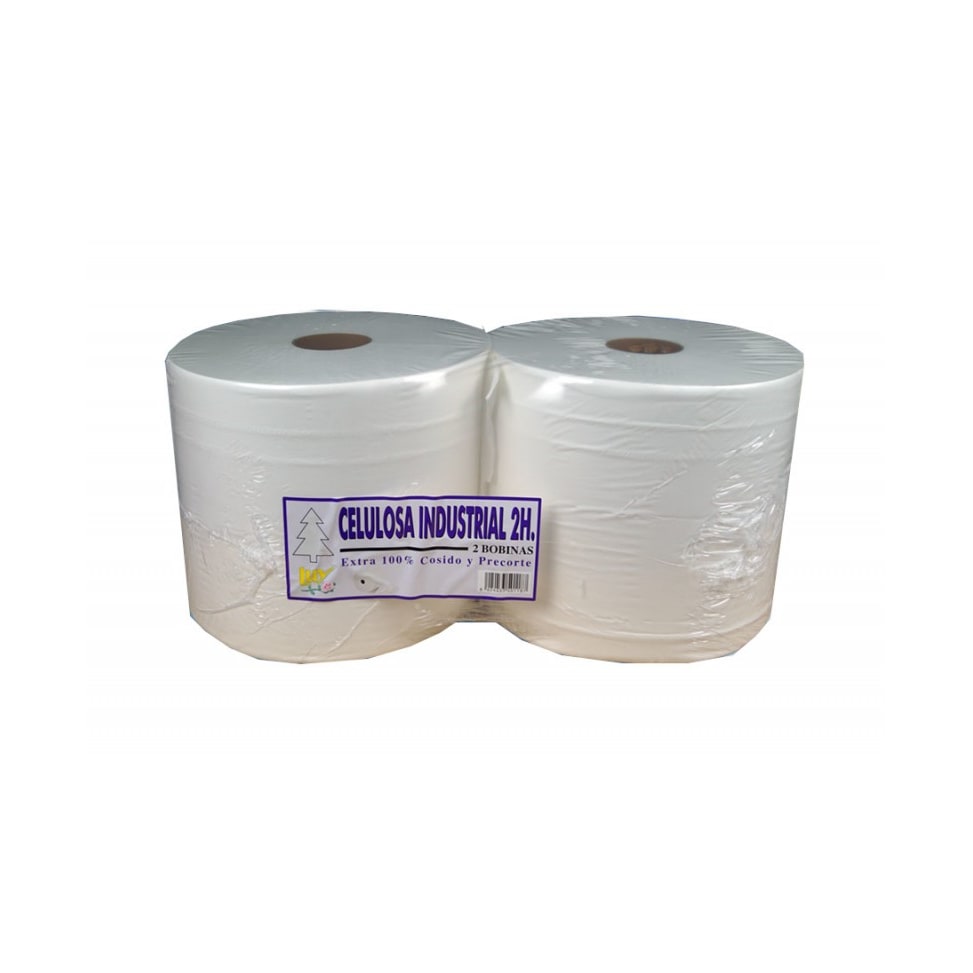 Confezione da 2 Bobine Industriali Extra Lisce da 4 kg. Bianco