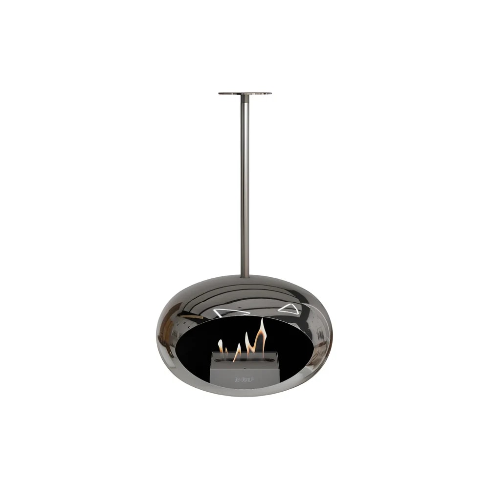 Lareira Bioetanol Suspensa Sky Chromed Silver 1