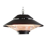 thumbnail of METRO Professional Aquecedor de teto elétrico, alumínio/aço, Ø 42,5 cm x 24 cm de altura, 1500 W, preto