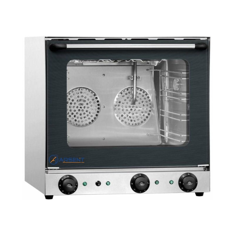 Forno de convecção Industrial elétrico com grelha e vapor 4 Bandejas de 440×320 mm