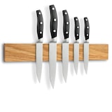 thumbnail of DELUKE® Magnetleiste Messer aus Eichenholz KYLO [STARKER MAGNET] - 40cm Breite | Messerhalter magnetisch Holz Küchenmesser Organizer