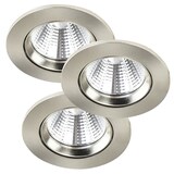 thumbnail of Spot encastré FREMONT 3-Kit Métal Brossé Nickel, H.6.8 - IP23 - LED Module / Intérieur