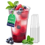 thumbnail of Inoverse 1.000 stk Trinkbecher, 300ml Plastikbecher, Transparent Einwegbecher 0,3l
