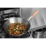 thumbnail of Vogue Wok in acciaio dolce con fondo piatto 35,6(Ø)cm