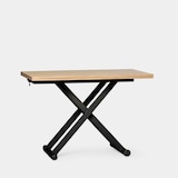 thumbnail of KLAST Mesa de centro elevable y extensible en madera de roble con pata negra Tapi