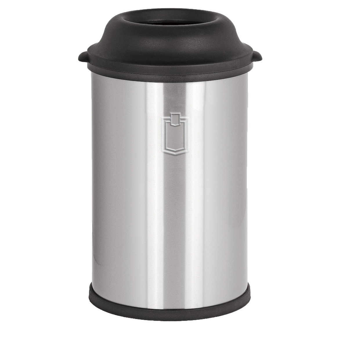 METRO Professional Buiten afvalbak, Ø 40,2 cm, hoogte: 64 cm, 50 L, met kunststof deksel