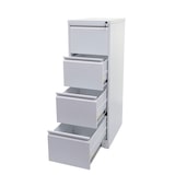 thumbnail of Hängeregisterschrank | HxBxT 134x46x62 cm | Format Legal + A4 abschließbar | Weiß | Aktenschrank Büroschrank Stahlschrank