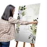 thumbnail of Cavalletti da esposizione per cornici per poster o lavagne in legno lucido CHBLBEASEL