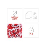 thumbnail of Destructora de documentos HSM SECURIO C18, nivel de seguridad 4, corte en partículas, 9 hojas