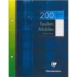 thumbnail of Clairefontaine 5x Ringbucheinlagen 17x22 cm, Packung mit 100 Blatt 90g, 2-fach gelocht, kariert 5/5 - 1352C