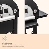 thumbnail of Diavolo Napoletana Pizzaofen Holzofen rostfreier Edelstahl Schwarz