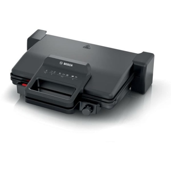 Grille-Viande -   - TCG3323 - Noir Mat - 2000W - thermostat 5 niveaux - 3 positions : mode grill ou four, pierrade usage non-intensif BOSCH