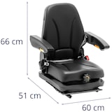 thumbnail of hillvert Asiento para tractor - 42 x 47 cm - ajustable - suspensión