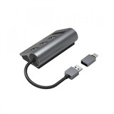 thumbnail of Hama USB-Hub 5 Ports Aluminium mit SD/microSD Kartenleser