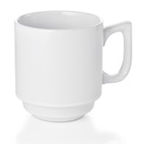 thumbnail of 60x Becher Tasse, 250 ml, weiß, Porzellan, Kaffeetasse