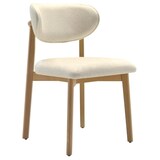 thumbnail of Gastrostuhl Caya | Massivholz Stuhl | gepolstert | Creme