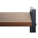 thumbnail of Zapatero HWC-A27, mueble zapatero banco zapatero, 4 compartimentos estructura metálica 3D 40x107x38cm, aspecto roble salvaje