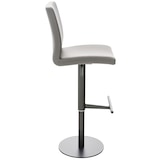 thumbnail of Banco de bar Cadiz com revestimento em imitação de pele preto/cinza