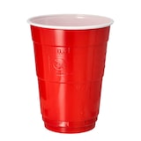 thumbnail of 800x Bierbecher aus Plastik, PS 0,4 l Ø 9,5 cm · 12 cm rot / weiss Beerpong