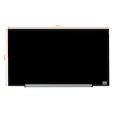 thumbnail of Nobo Whiteboard Glas 31"38x68cm schwarz, magnetisch aus gehärtem