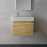 thumbnail of Alpenberger Waschbecken mit Unterschrank 45 cm | Badmöbel Vormontiert | Badschrank mit SoftClose Klapptür Gäste-WC Waschplatz| Robustes Keramikbecken