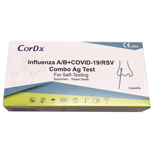 CorDx RSV+Influenza A/B+Covid-19 Combo Ag Test