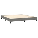 thumbnail of vidaXL Boxspringbett mit Matratze & LED Dunkelgrau 160x200 cm Stoff