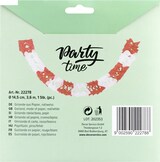 thumbnail of VEPATIM 2 Girlande aus Papier rot/weiss schwer entflammbar Ø14.5cm 3.6m