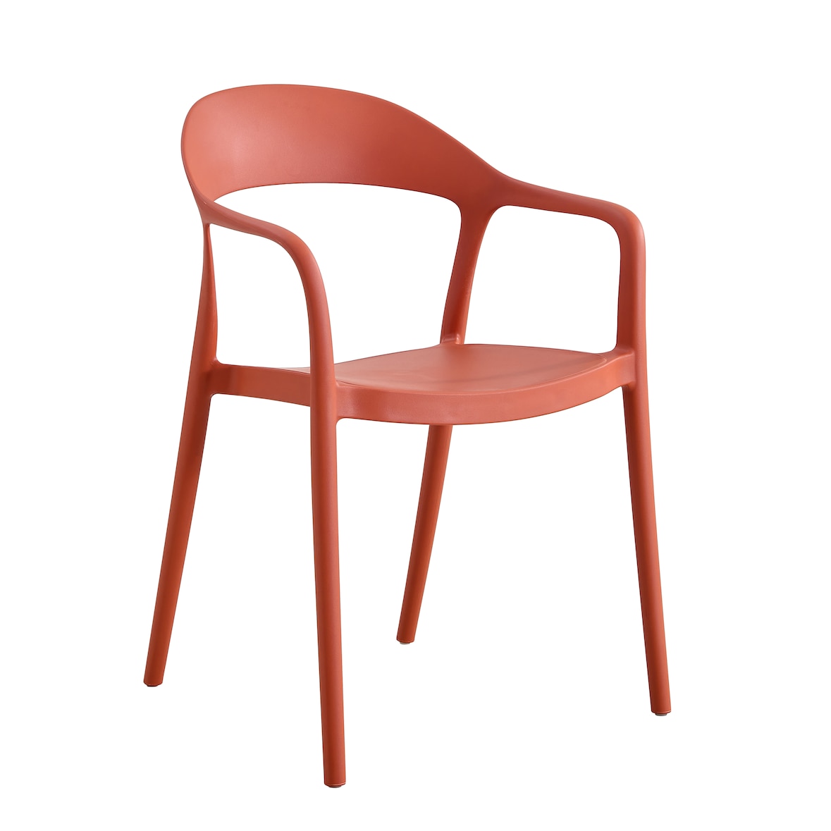 METRO PROFESSIONAL Gastro Armlehnstuhl stapelbar Laveria, Kunststoff, terrakotta