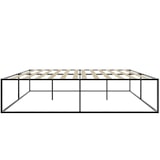 thumbnail of tectake Estructura de cama de metal KYOTO con somier, 250 kg - 140 x 200 x 46,5 cm negro