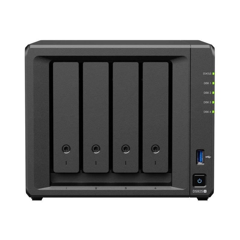 Stockage De Fichiers / Sauvegarde - Synology - Ds925+ - Nas Avancé - 4 Baies - Réseau 2.5gbit/s