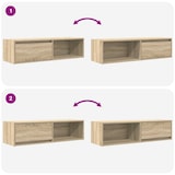 thumbnail of vidaXL TV-Schrank Sonoma-Eiche 100x31x25,5 cm Holzwerkstoff