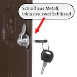 thumbnail of Briefkasten Englischer Postkasten zur Wandmontage braun Nostalgie Antik Stil