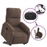 thumbnail of vidaXL Massagesessel Aufstehhilfe Elektrisch Braun Mikrofasergewebe