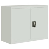 thumbnail of vidaXL Aktenschrank Hellgrau 90x40x110 cm Stahl