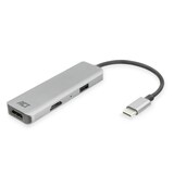 thumbnail of ACT AC7013 4K Multiport USB-C Adapter voor 2 HDMI schermen | USB-A datapoort