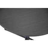 thumbnail of METRO PROFESSIONAL Mesa de bistrô dobrável Aveiro, aço, impressão efeito madeira, Ø 60 cm, redonda, cinzento escuro/preto