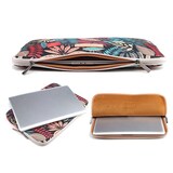 thumbnail of Sacoche Ordinateur Portable Étanche Feuilles Colorées Protection Optimale Blanc YONIS