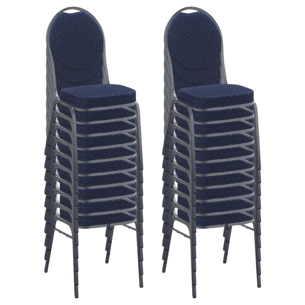 Stapelstuhl Bankettstuhl Hermano Marineblau | 20er Set