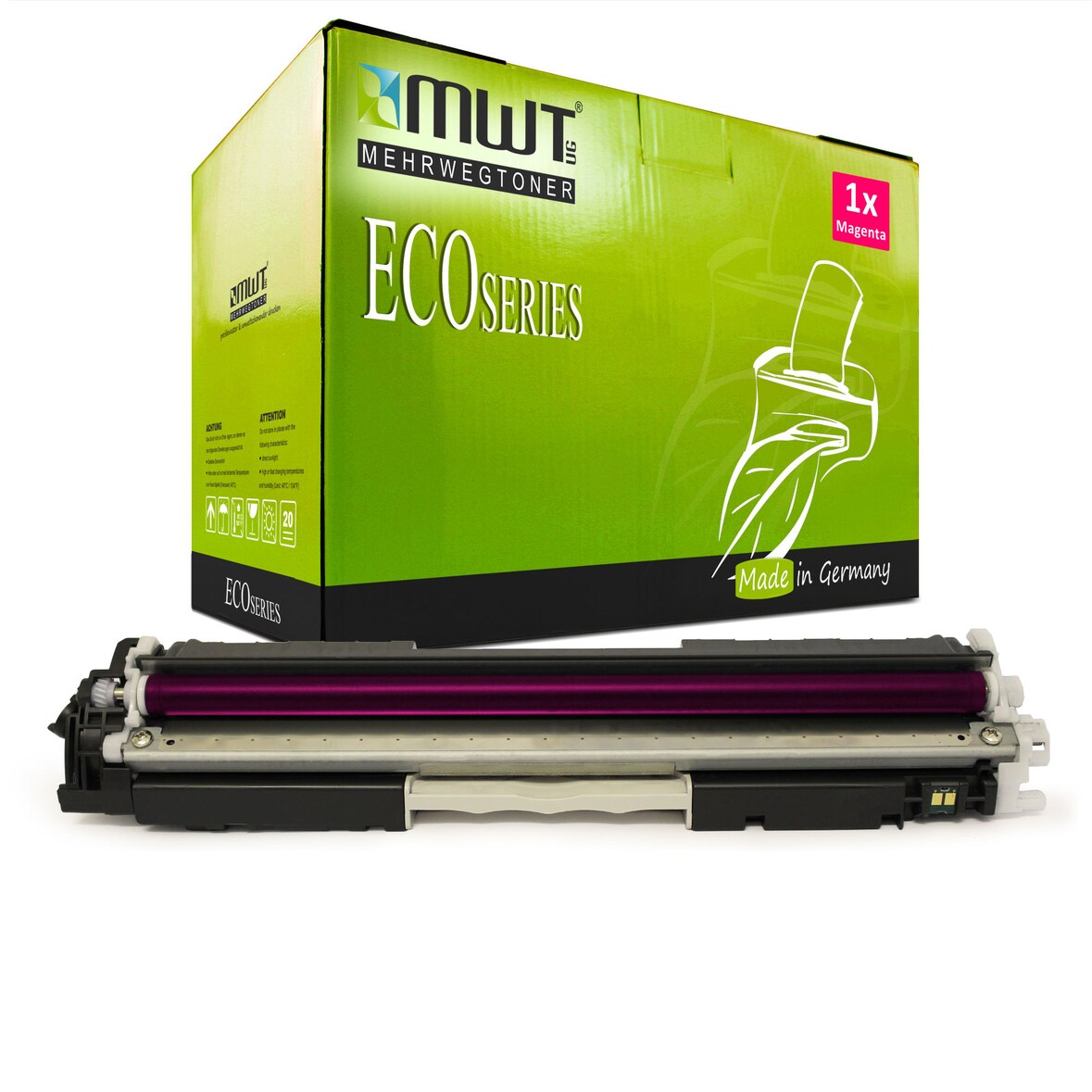 1 Mehrwegtoner kompatible Lasertoner ersetzt HP CF353A 130A Magenta