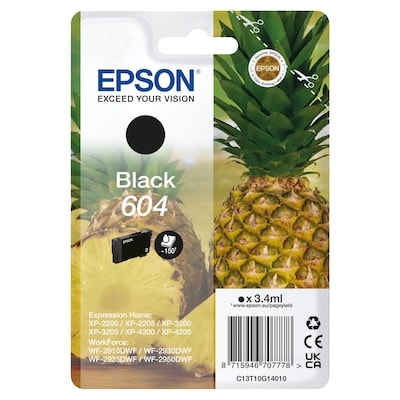 Tinteiro original Epson 604 preto (C13T10G14010)