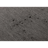 thumbnail of Conjunto de 2 cadeiras de jardim em alumínio HWC-N38, apoio de braço para cadeira de exterior, corda Olefin corda ~ castanho Almofada cinzento escuro