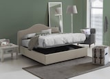 thumbnail of Dmora Doppelbett Angiolina, Containerbett mit Stoffbespannung, 100% Made in Italy, Frontöffnung, passend für Matratze Cm 160x190, Turteltaube