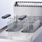 thumbnail of Stalgast Edelstahl Gas Fritteuse, 2x 7 Liter Doppelbecken, Serie 700 ND