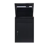 thumbnail of Phoenix Paket Box PB0581BK in Schwarz mit Schlüsselschloss