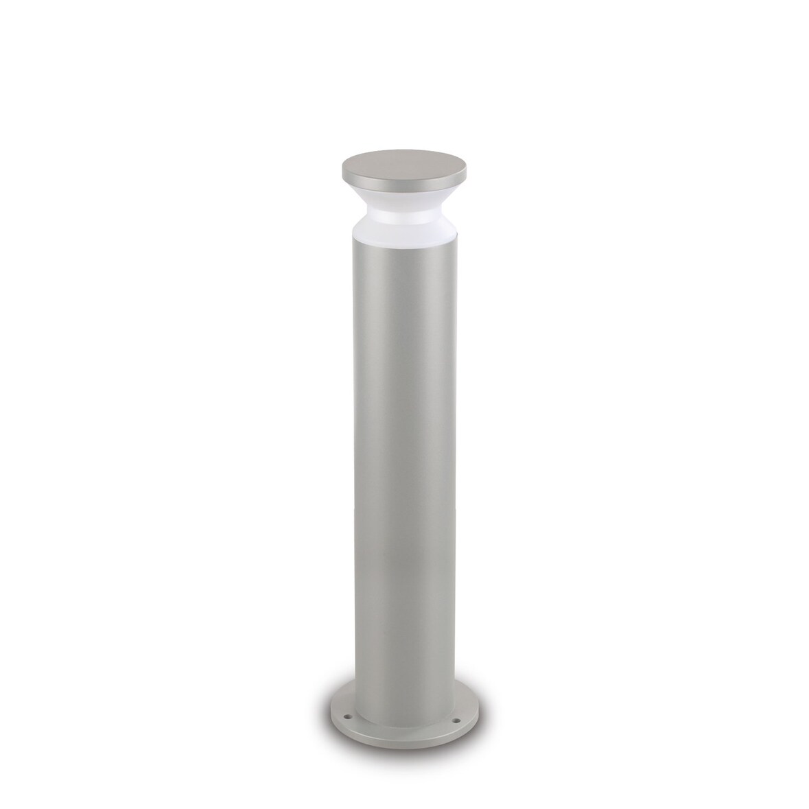 torre pt1, leuchtfeuer aus grauem aluminium h80, ideal lux